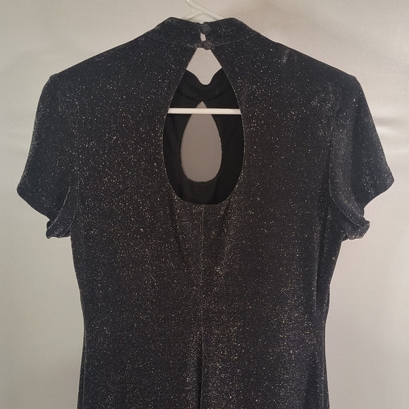 Lori Ann Montreal Women's 10 Gray Midi Dress - Picture 5 of 9